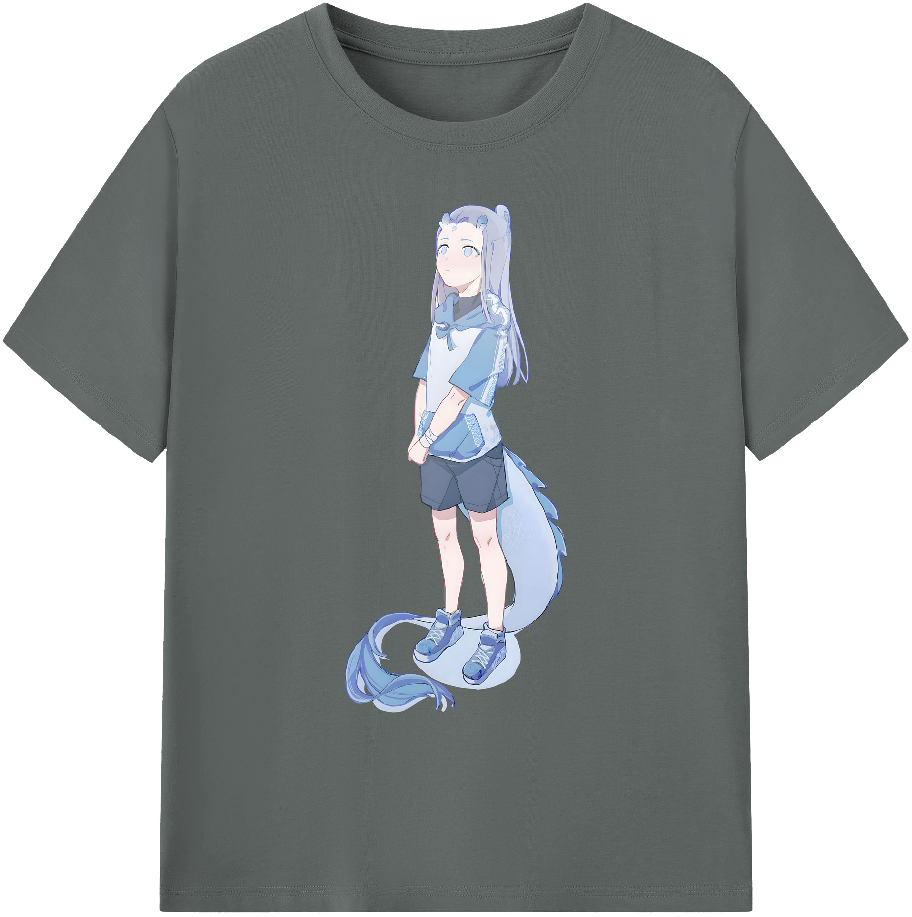 （画像用） Ne Zha 2 ナタ 魔童の大暴れ 綿100％ メンズ半袖Tシャツ｜肌触りやわらか＆通気性